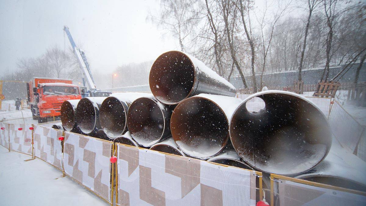 Реконструкция газопровода завершилась в центре Москвы
