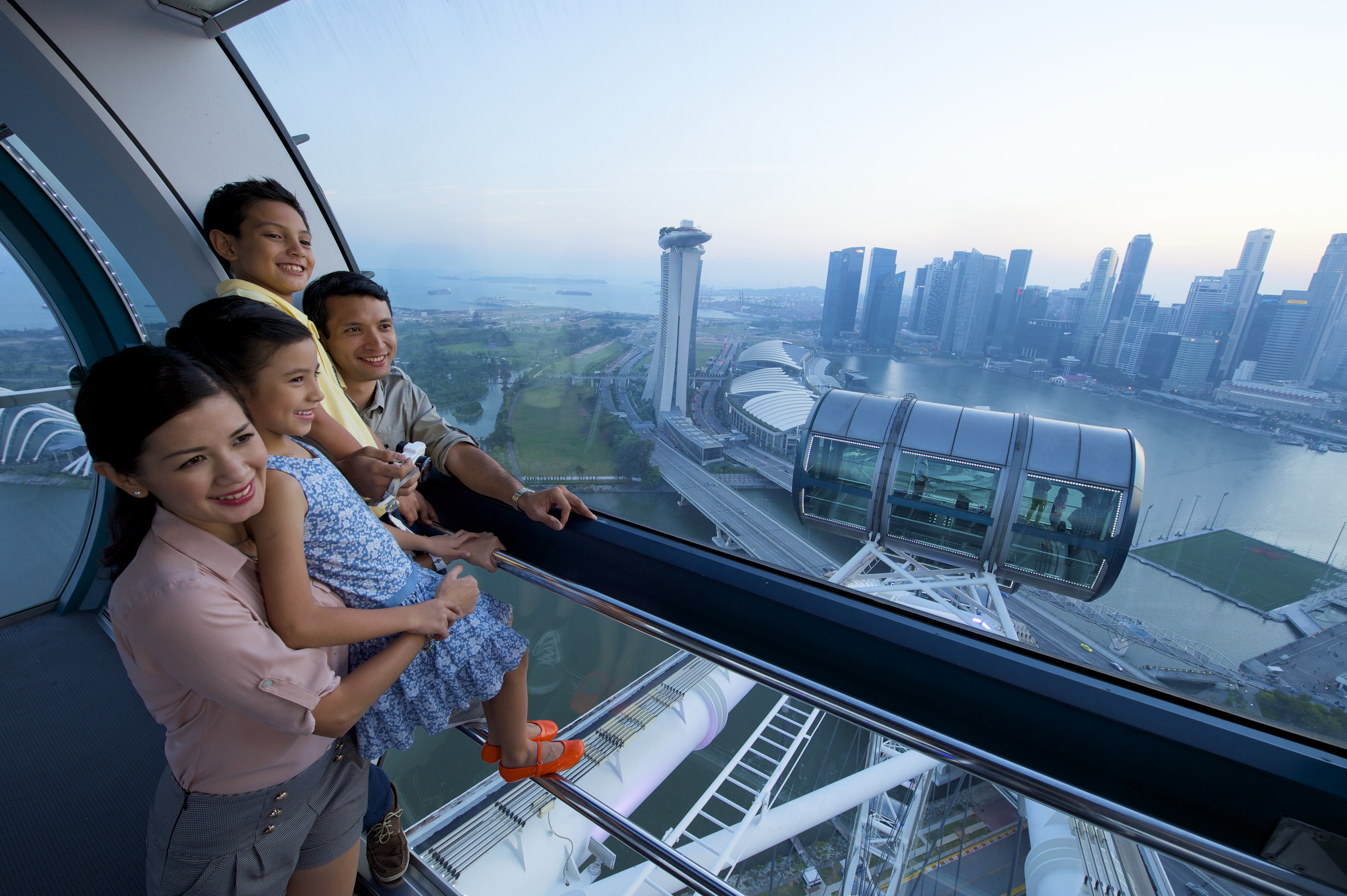 Колесо обозрения Singapore Flyer, Сингапур, Азия