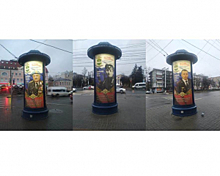 Центральные улицы Калуги украсили портреты отличившихся сотрудников органов внутренних дел