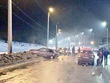 В Сызрани в ДТП с «Калиной» 18-летний водитель ВАЗ-21099 разбил голову