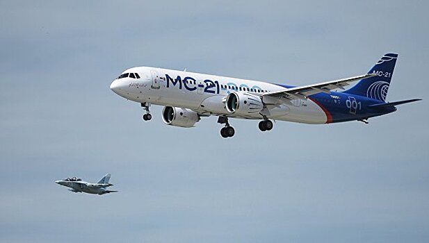 Самолет МС-21 совершил третий испытательный полет
