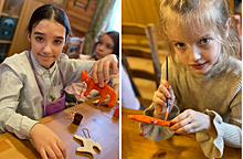 Для учеников Воскресной школы Черемушек провели мастер-класс по созданию игрушек