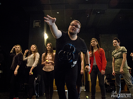В оренбургском драмтеатре прошел актерский мастер-класс для студентов