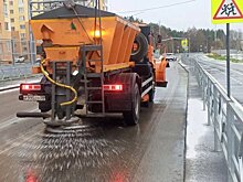 В Пензе начали противогололедную обработку дорог