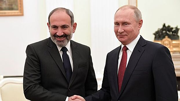 Путин поздравил Пашиняна