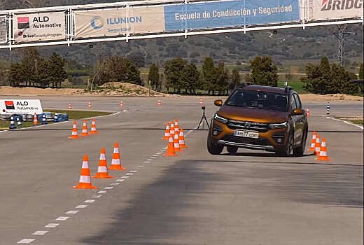 Видео: новый Renault Sandero Stepway удивил журналистов на «лосином» тесте