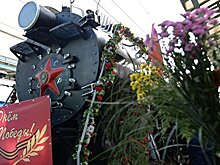 С Рижского вокзала отправился "Поезд Победы"