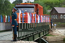 Дзержинские военные приняли участие в строительстве мостов в Туле
