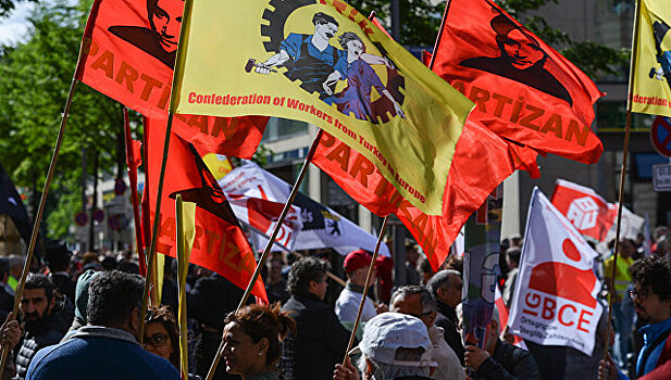 Несколько демонстраций прошли в Берлине