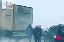 В Ростовской области столкнулись 12 машин