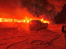 Цех по производству мебели сгорел в Вологде