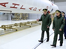 Шойгу проверил развитие инфраструктуры на космодроме Плесецк