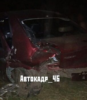 В Курской области «Рено» съехало в кювет