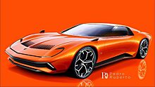 Посмотрите, как выглядела бы Lamborghini Miura сегодня