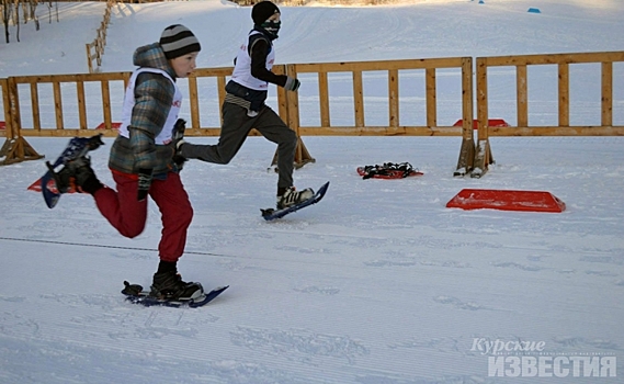 Курская школа-интернат стала лучшей в беге на снегоступах