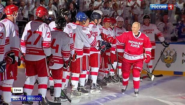 Putin Makes Special Appearance on the Ice: Says Russia’s Sport Culture to be a Vital National Interest