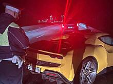Суперкар Ferrari разорвало пополам на российской трассе