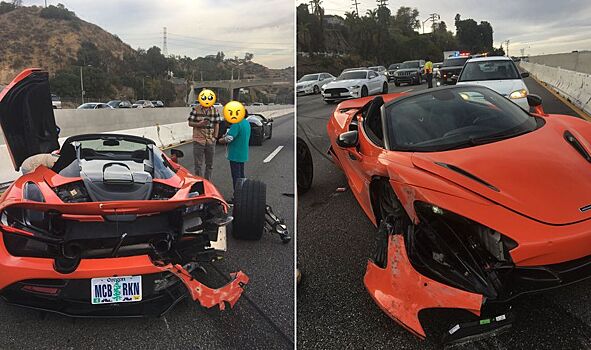 Американец разбил арендованный McLaren 720S за 22 миллиона рублей