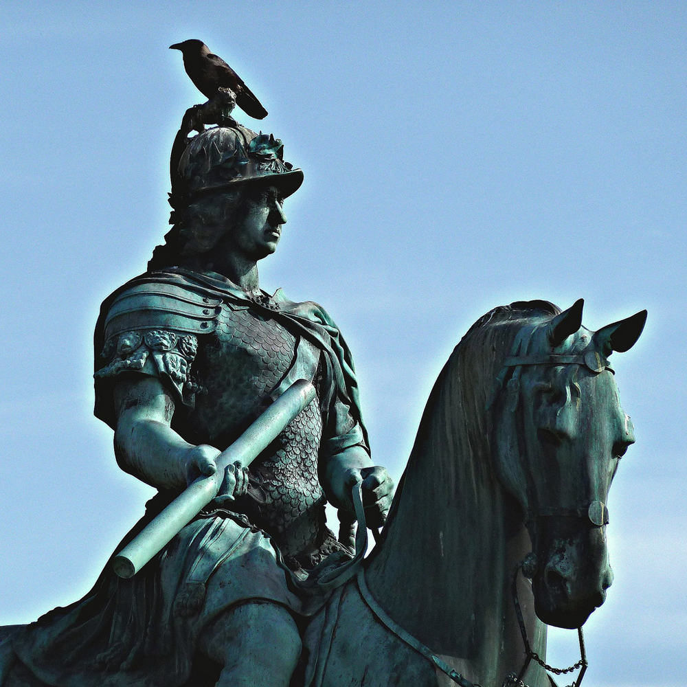 Памятник королю Кристиану V, Копенгаген, Дания
