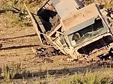 Грузовик с урановыми отходами попал в ДТП в Киргизии