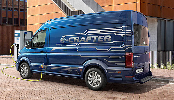 Volkswagen Коммерческие автомобили электрифицирует модель Crafter