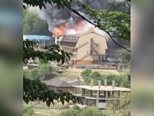 Пожар произошел в гостинице "Аква Вилла" в Туапсинском районе Кубани