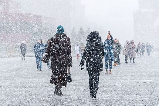 Москвичей предупреждают о метели и гололедице