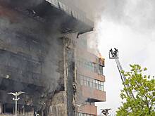 «Поняли, что все по-настоящему»: что известно о крупном пожаре в БЦ «Гранд Сетунь Плаза»