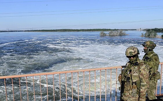 Уровень воды в Каховском водохранилище упал до критической отметки