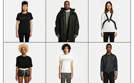 Канье Уэст и Соланж снялись в новом проекте Helmut Lang