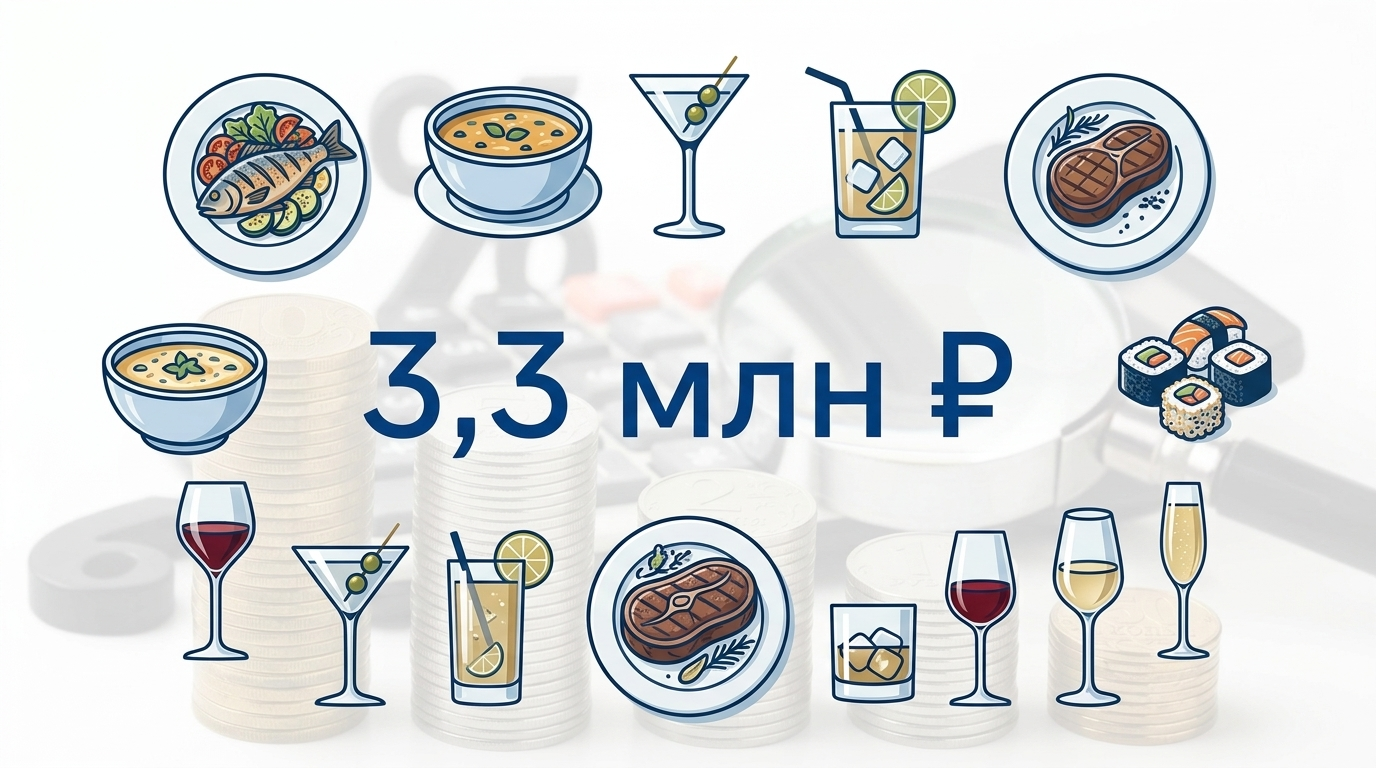 Стала известна сумма счета за самый дорогой ужин в России в 2026 году