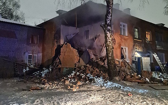 Взорвавшийся дом на улице Пушкина в Рязани признали аварийным