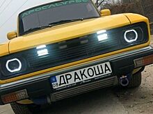 Непривычный тюнинг «Москвич»-2140 вызвал фурор автолюбителей