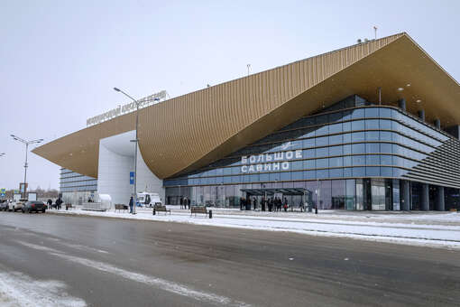 Пермский аэропорт приостановил работу из-за метели