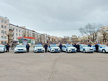 В столице Бурятии полицейские провели автопробег, посвящённый 76-й годовщине Победы в Великой Отечественной войне