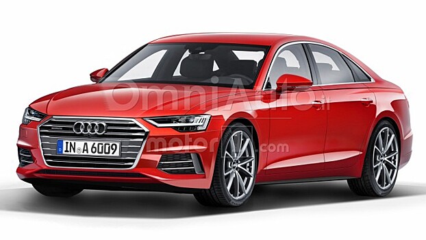 Новый Audi A6 показали на независимом рендере