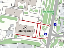 Проезд у нижегородского дворца спорта перекроют 25 декабря