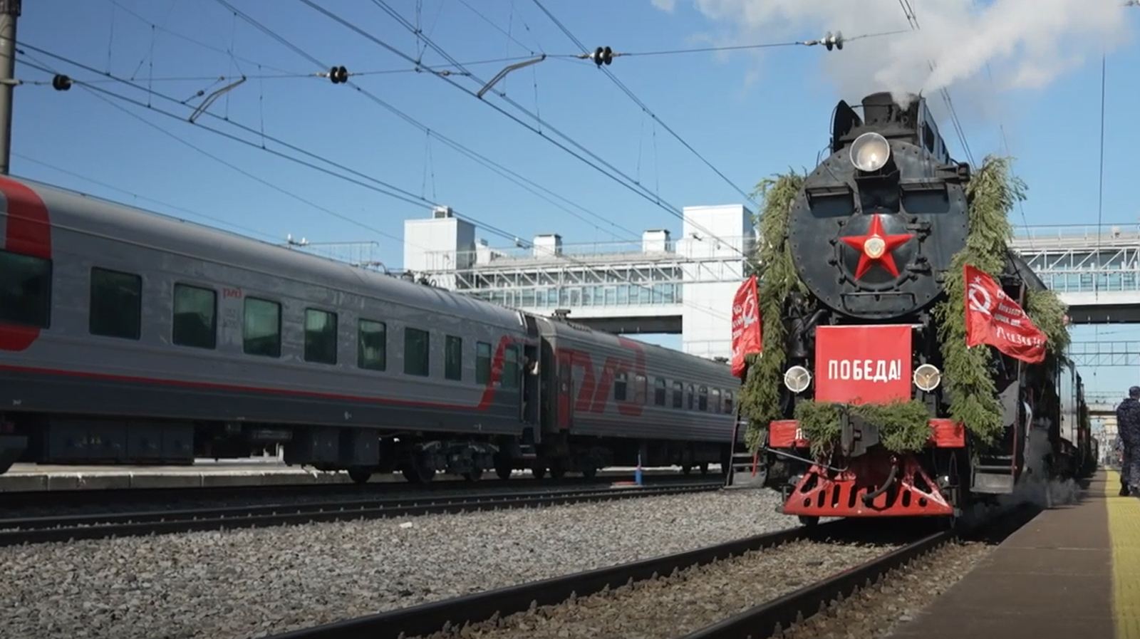 «Эшелон Победы»: ретропоезд прибыл в Тюмень