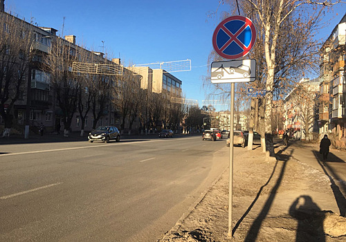 На улице Горького во Владимире стало негде парковаться