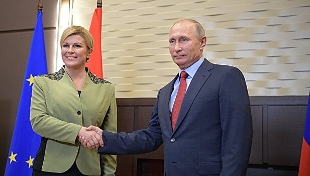 Президент Хорватии рассказала о встрече с Путиным