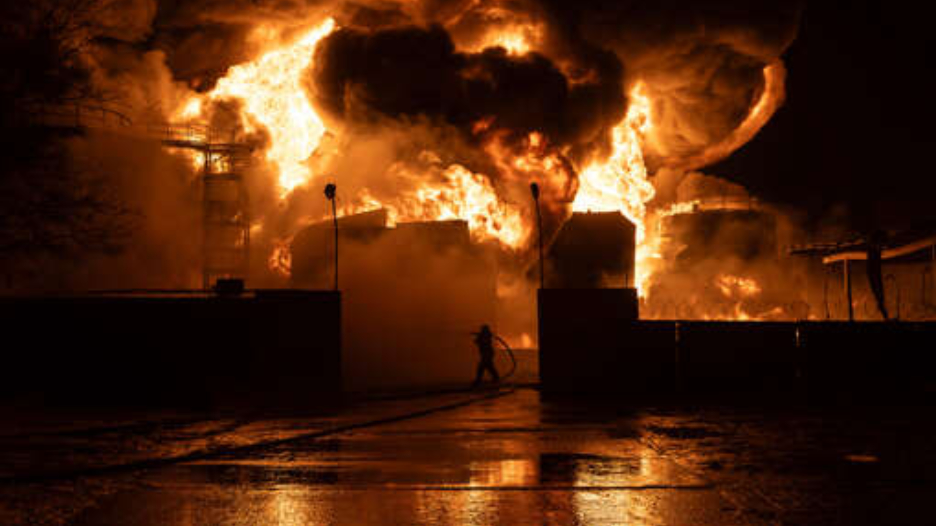 В Днепре дроны атаковали завод США, на улицы вылилось 300 тонн масла