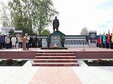 В Мичуринском районе Тамбова открыли памятник участникам войны