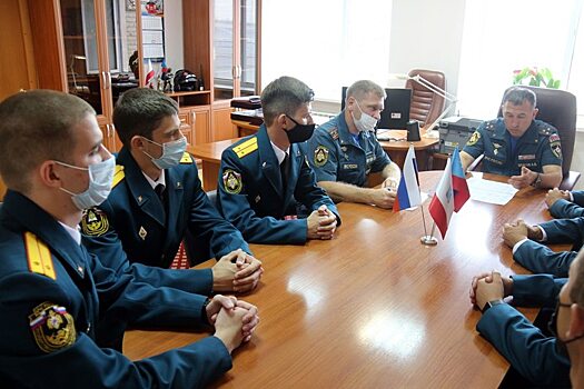 В ГУ МЧС по Саратовской области прибыли служить 11 молодых офицеров