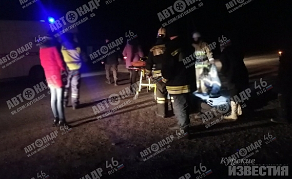 В Курском районе сбит человек, который ходил по середине трассы