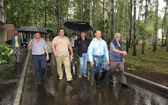 Депутаты проверили благоустройство двух рязанских дворов