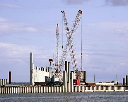 Строительство порта в Пионерском выполнено на 28%