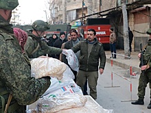 Военные РФ за последние сутки провели четыре крупных гуманитарных акции в САР