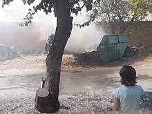 В Батайске школьники потушили пожар