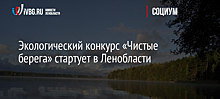 Экологический конкурс «Чистые берега» стартует в Ленобласти