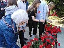 В районе почтили память воинов из Конькова, павших на фронте